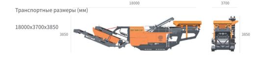 Мобильная роторная дробилка Jono MFP130 